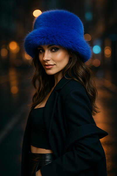 Luminos Butik Plush Adjustable Bucket Hat-Beanie Spk1142