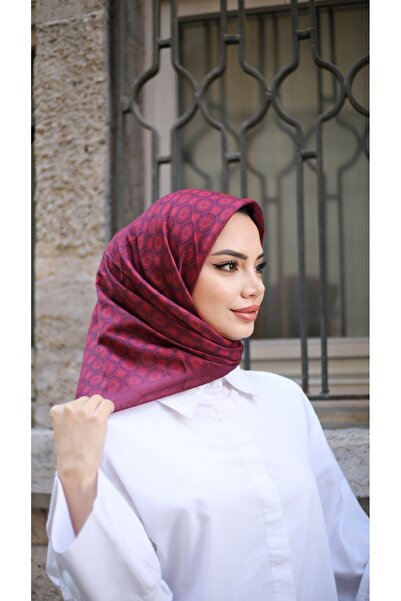 efdal şal eşarp Eșarfă din bumbac importat cu model mozaic