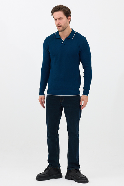 ARGOS - Polo Yaka Triko Kazak ( Petrol )