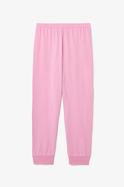 Penti Kız Çocuk Furry Bunny Tavşan Baskılı Pamuklu Uzun Kollu 2'li Pijama Takımı