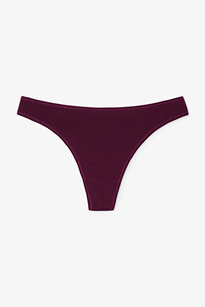 Penti Çiçek Desenli Quiet Rose Normal Bel 3'lü Pamuklu Tanga Külot