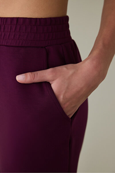 Penti Bordo Silky Feel Normal Bel Jogger Eşofman Altı