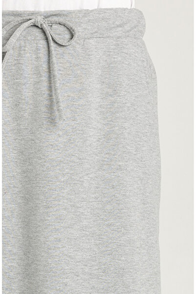 sefamerve Gray Pocketed Sports Skirt - 0152-01