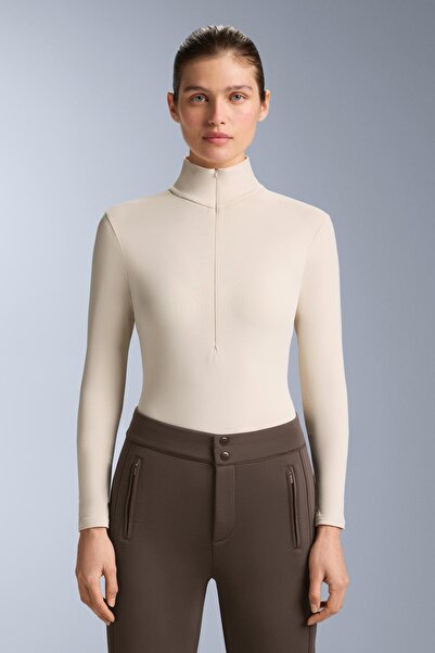 Oysho Yarım Fermuarlı Body Baz Katmanı