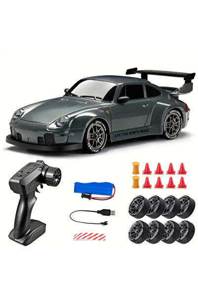 Genel Markalar Porsche 911 1:24 Drift 4X4 RC Uzaktan Kumandalı 20 Km/s Hız(KIRMIZI yada Gri gönderilecektir.)