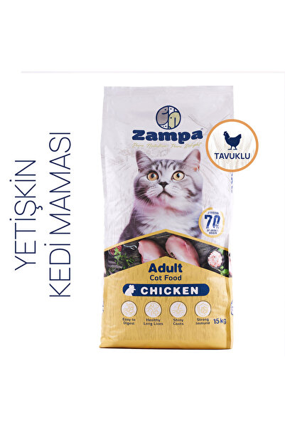 Zampa Tavuk Etli Yetişkin Kedi Maması 15kg