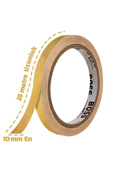 Boss Tape Fayans Arası Yapışkanlı Şerit Derz Bandı Altın En:10mm Boy:25mt