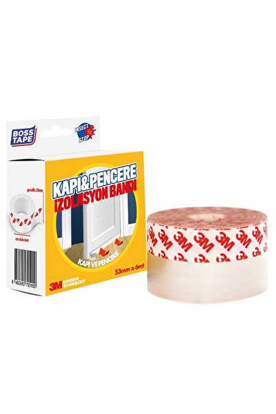Boss Tape 3M Клейка прозора підвірна вітрозахисна планка Ширина: 53 мм Довжин...