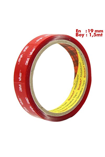 3M VHB Araç Aksesuar Yapıştırma Bandı En:19mm Boy:1,5metre