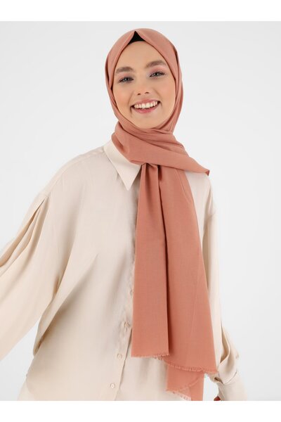 Tuva Şal Organic Shawl - Milky Coffee - Tuva