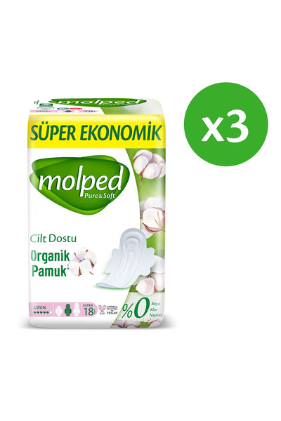 Molped Pure&Soft Uzun Süper Avantaj Paketi 54 Adet