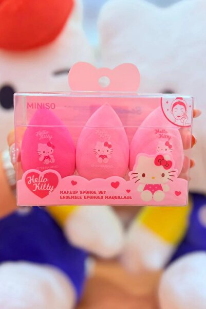 Miniso Sanrio Lisanslı Makyaj Süngeri - Hello Kitty