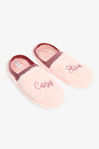 Penti Açık Pembe Star Cozy Sloganlı Nakış Detaylı Ev Çetiği