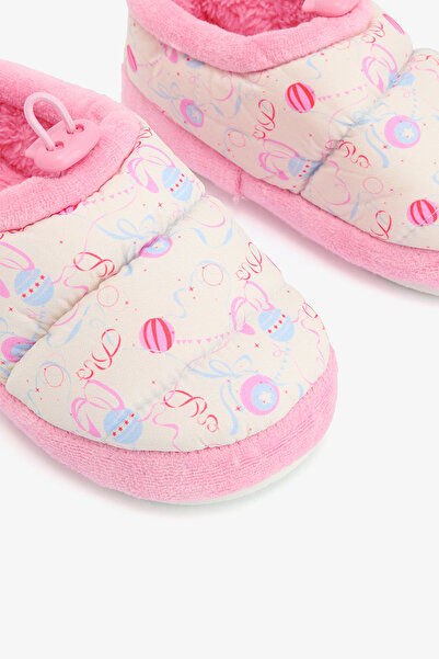 Penti Κρεμ κοριτσίστικα μποτάκια με μοτίβο με κορδέλα με αντιολισθητική βάση