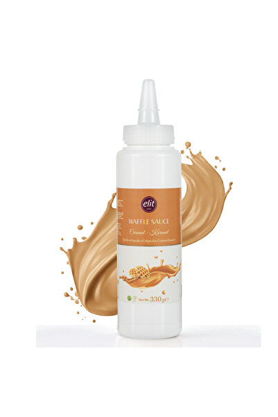 Elit Çikolata Waffle Krep Pankek Karamel Sos 330g Glutensiz