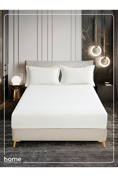 Donetella Fitted Sheet Set – 180x200 cm King Size, 1 Sheet + 2 Pillowcases, 35 cm Deep Pocket