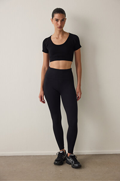 Penti Black High Waist Foldable Leggings