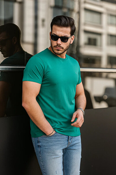 COMBİNE MİCHAİL Мъжка стандартна тениска с кръгло деколте от 100% памук и стандартна кройка