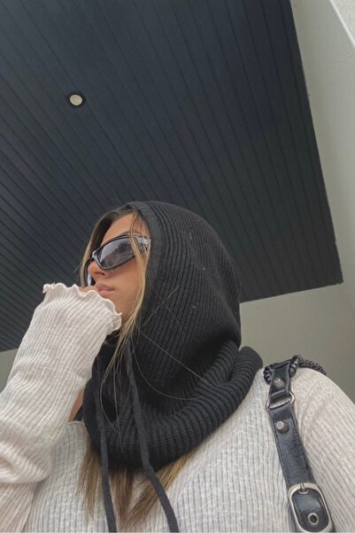 keisy Hand Knitted Balaclava Neck Warmer Hat