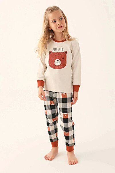 Rolypoly Girl's double set - beige