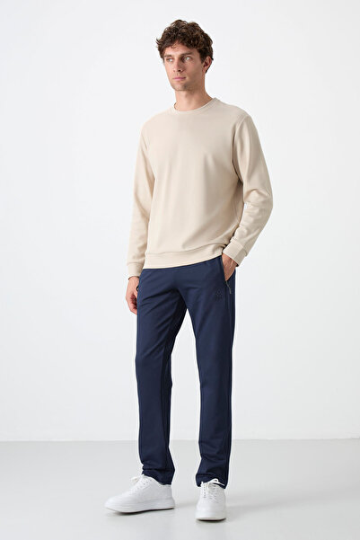 TOMMY LIFE Ανδρική φόρμα αθλητικής φόρμας Indigo με τρεις τσέπες με φερμουάρ - 84671