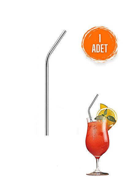 Fresh Moon Paslanmaz Çelik Pipet Seti Bardak Pipet Mutfak Sunum Parti Malzeme...