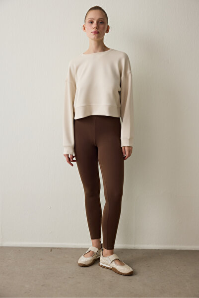 Penti Brown Warm Thermal Effect High Waist Leggings