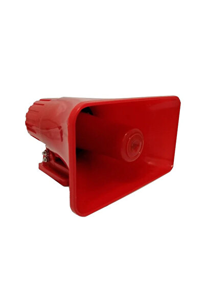 MOHAMED Car loudspeaker-megaphone 12V with recording and USB slot 40W Red Rectangular