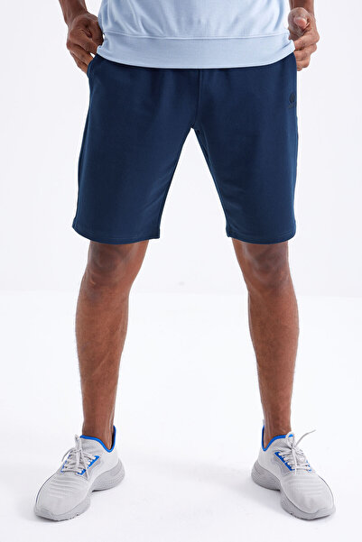 TOMMY LIFE Indigo Lace-Up Standard Fit Basic Men's Shorts - 81212