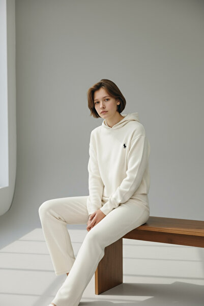 NEWCO Hooded and Mini Sweat Bottom Top Modern Stylish Design Knitwear Set of Two