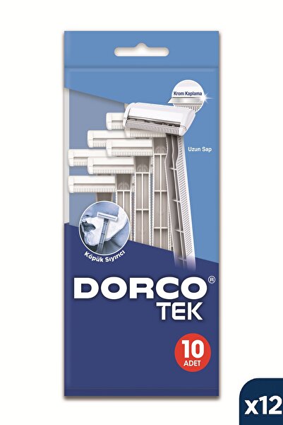 Dorco TEK KULLAN AT 10'Lu Poşet x12 Paket