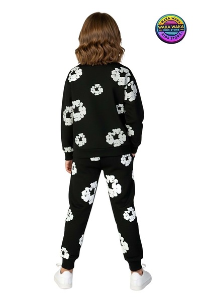 ww waka waka kids store Παιδικό Unisex Μαύρο και άσπρο σχέδιο διπλό σετ