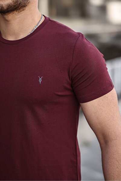 COMBİNE MİCHAİL Men's 100% Cotton Breathable Crew Neck Standard Fit Regular Fit T-shirt