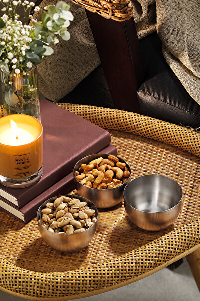 Steel & More Ornare Stainless Steel Snack Bowl 6 Piece Set - 9 cm