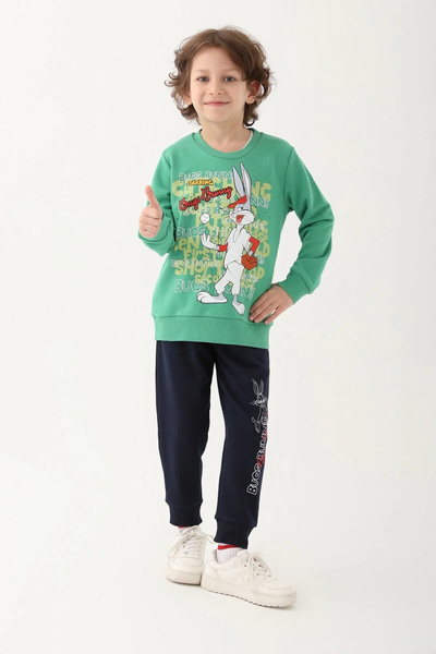 Looney Tunes ΣΕΤ ΑΝΔΡΙΚΟ ΠΑΙΔΙΚΟ ΦΟΡΜΑΡΙ - ΠΕΞΙ ΠΡΑΣΙΝΟ