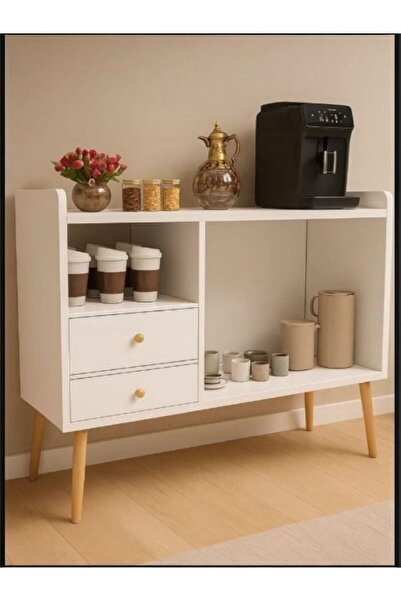 EXPERT خزانة قهوة بسعة تخزين كبيرة لغرفة المعيشة أو المكتب &EI-110