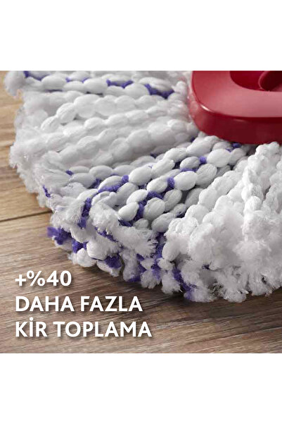 Vileda 2 Paket Turbo 3in1 Extra Pedli Mikrofiber Yedek Paspas