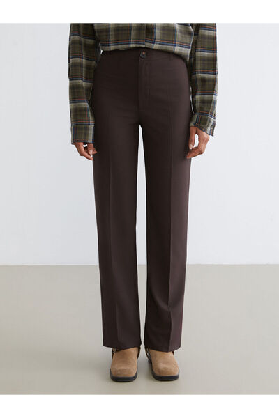 LC Waikiki Vizyon New Season Regular Fit Wide Leg Women's Trousers