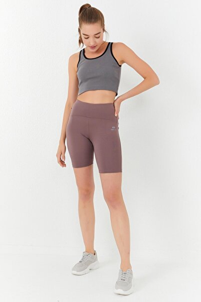 TOMMY LIFE Çağla Basic Zero Sleeve Skinny Fit U Collar Women's Crop Top Undershirt - 97162