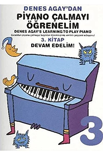 Portemem Yayınları Müzik Eğitimi Denes Agay'dan Piyano Çalmayı Öğrenelim-3 De...