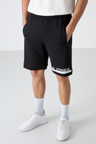 AIR JONES Albie Lacivert Standart Kalıp Erkek Şort - 81241