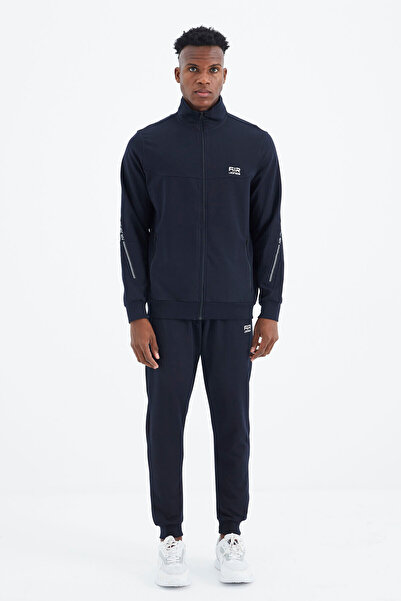 AIR JONES Igor Lacivert Standart Kalıp Eşofman Takım - 85229