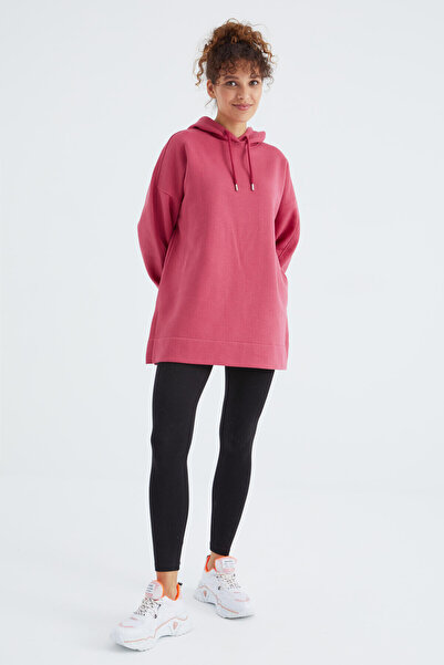 TOMMY LIFE Φούτερ Oversize Wild Rose Raglan με μανίκια 97242