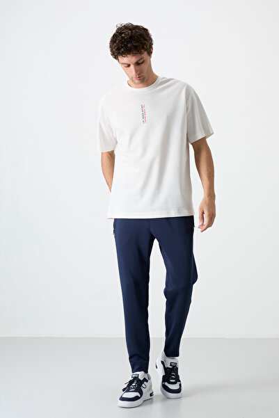 AIR JONES Barton Navy Blue Jogger Ανδρική φόρμα κάτω - 84952