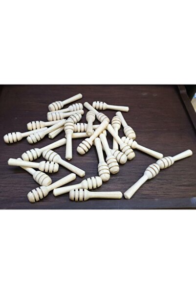 WoodBay Wood & Board 50-Piece Mini Honey Spoon for Magnet Classic 6.5 Centimeter Magnet, Wedding, Engagement, Henna, Decoration