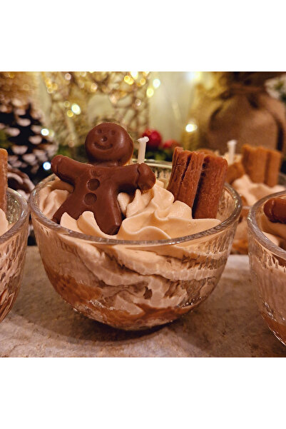 Liryo Candles Lumânare din ceară 100% soia cu parfum de turtă dulce, 75g, Christmas Collection