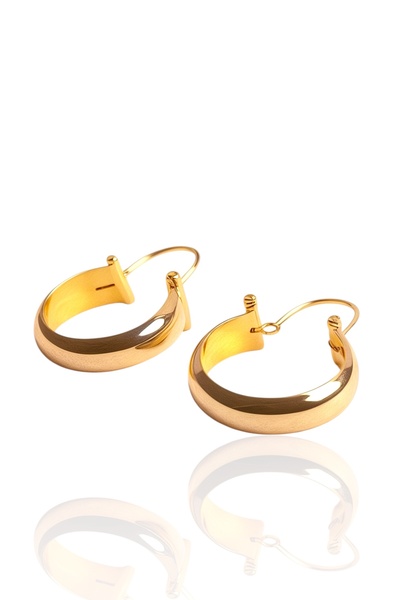 Güler Kuyumculuk Kadın Altın Halka Anne Küpesi