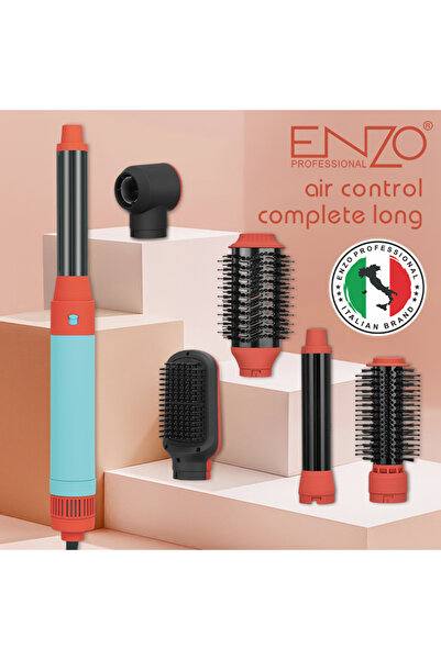 ENZO EN-4133 6-in-1 Electric Styling Set – Straightener, Curler, Dryer & Comb