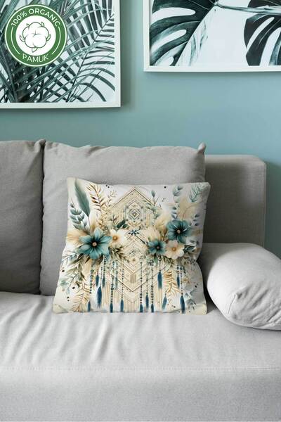 MOSHEYA HOME Double Sided Digital Printed 100% Cotton Decorative Throw Pillow...