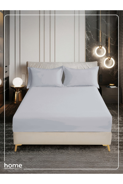 Donetella Fitted Sheet Set – 150x200 cm Queen Size, 1 Sheet + 2 Pillowcases, 30 cm Deep Pocket